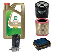 DENCKERMANN Controllo Set 5L CASTROL EDGE 5W-30 C3 Per Renault Twingo II 1.2