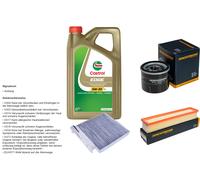 DENCKERMANN Controllo Set 5L CASTROL EDGE 5W-30 C3 Per Renault Twingo II 1.2