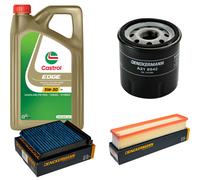 DENCKERMANN Controllo Set 5L CASTROL EDGE 5W-30 C3 Per Renault Twingo II 1.2