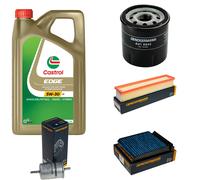 DENCKERMANN Controllo Set 5L CASTROL EDGE 5W-30 C3 Per Renault Twingo II 1.2