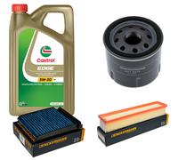 DENCKERMANN Controllo Set 5L CASTROL EDGE 5W-30 C3 Per Renault Twingo II 1.2