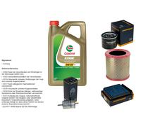 Denckermann Controllo Set 5L castrol edge 5W-30 C3 per Renault Twingo II (
