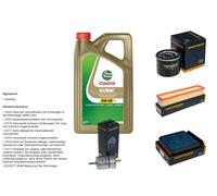 Denckermann Controllo Set 5L castrol edge 5W-30 C3 per Renault Twingo II