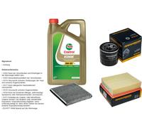 DENCKERMANN Controllo Set 5L CASTROL EDGE 5W-30 C3 Per Renault Vel Satis 3.5