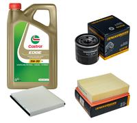 DENCKERMANN Controllo Set 5L CASTROL EDGE 5W-30 C3 Per Renault Vel Satis 3.5