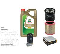 DENCKERMANN Controllo set 5L CASTROL EDGE 5W-30 C3 per RenaultTwongo II 1.2