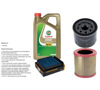 DENCKERMANN Controllo set 5L CASTROL EDGE 5W-30 C3 per RenaultTwongo II 1.2
