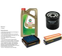 DENCKERMANN Controllo set 5L CASTROL EDGE 5W-30 C3 per RenaultTwongo II 1.2