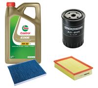 DENCKERMANN Controllo Set 5L CASTROL EDGE 5W-30 C3 Per Seat Cordoba Vario