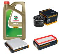 DENCKERMANN Controllo Set 5L CASTROL EDGE 5W-30 C3 Per Smart Fortwo Cabrio