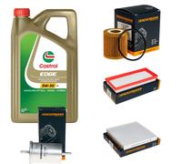 DENCKERMANN Controllo Set 5L CASTROL EDGE 5W-30 C3 Per Smart Fortwo Coupe
