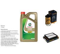 Denckermann Controllo Set 5L castrol edge 5W-30 C3 per Ssangyong Tivoli XLV