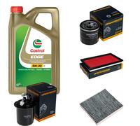 DENCKERMANN Controllo Set 5L CASTROL EDGE 5W-30 C3 Per Subaru Impreza