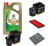 DENCKERMANN Controllo Set 5L CASTROL EDGE 5W-30 C3 Per Subaru Impreza