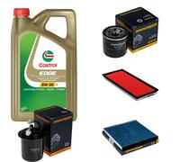 DENCKERMANN Controllo Set 5L CASTROL EDGE 5W-30 C3 Per Subaru Legacy III