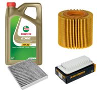 DENCKERMANN Controllo Set 5L CASTROL EDGE 5W-30 C3 Per Subaru Trezia