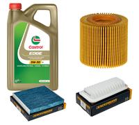 DENCKERMANN Controllo Set 5L CASTROL EDGE 5W-30 C3 Per Subaru Trezia