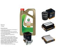 Denckermann Controllo Set 5L castrol edge 5W-30 C3 per Suzuki a Caso