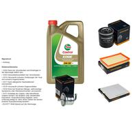 Denckermann Controllo Set 5L castrol edge 5W-30 C3 per Suzuki Carro R+