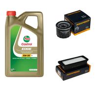 DENCKERMANN Controllo Set 5L CASTROL EDGE 5W-30 C3 Per Suzuki Celerio 1.0