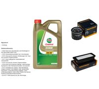 Denckermann Controllo Set 5L castrol edge 5W-30 C3 per Suzuki Celerio 1.0