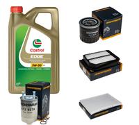DENCKERMANN Controllo Set 5L CASTROL EDGE 5W-30 C3 Per Suzuki Grand Vitara