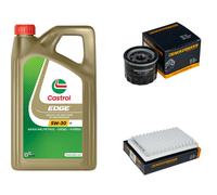 DENCKERMANN Controllo Set 5L CASTROL EDGE 5W-30 C3 Per Suzuki Ignis 1.2