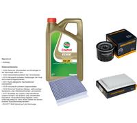 Denckermann Controllo Set 5L castrol edge 5W-30 C3 per Suzuki Swift V 1.2