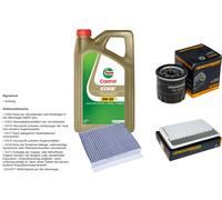 Denckermann Controllo Set 5L castrol edge 5W-30 C3 per Suzuki Swift V 1.4