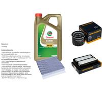 Denckermann Controllo Set 5L castrol edge 5W-30 C3 per Suzuki Swift V