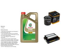 DENCKERMANN Controllo Set 5L CASTROL EDGE 5W-30 C3 Per Suzuki SX4 S-Cross