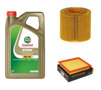 DENCKERMANN Controllo Set 5L CASTROL EDGE 5W-30 C3 Per Toyota Auris Kombi