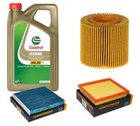 DENCKERMANN Controllo Set 5L CASTROL EDGE 5W-30 C3 Per Toyota Auris Kombi