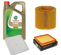 DENCKERMANN Controllo Set 5L CASTROL EDGE 5W-30 C3 Per Toyota Auris Kombi