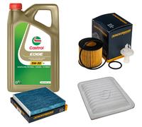 DENCKERMANN Controllo Set 5L CASTROL EDGE 5W-30 C3 Per Toyota Auris Kombi
