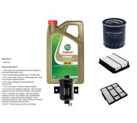 DENCKERMANN Controllo set 5L CASTROL EDGE 5W-30 C3 per Toyota Corolla