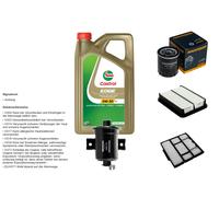 DENCKERMANN Controllo set 5L CASTROL EDGE 5W-30 C3 per Toyota Corolla