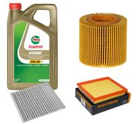 DENCKERMANN Controllo Set 5L CASTROL EDGE 5W-30 C3 Per Toyota Prius 1.8