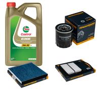 DENCKERMANN Controllo Set 5L CASTROL EDGE 5W-30 C3 Per Toyota Prius Liftback
