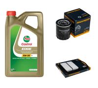 DENCKERMANN Controllo Set 5L CASTROL EDGE 5W-30 C3 Per Toyota Prius Liftback