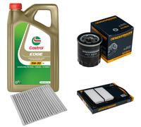 DENCKERMANN Controllo Set 5L CASTROL EDGE 5W-30 C3 Per Toyota Prius Liftback