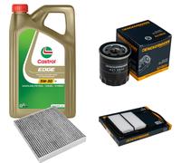 DENCKERMANN Controllo Set 5L CASTROL EDGE 5W-30 C3 Per Toyota Prius Liftback