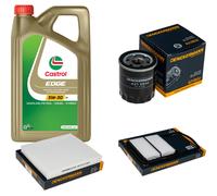 DENCKERMANN Controllo Set 5L CASTROL EDGE 5W-30 C3 Per Toyota Prius Liftback