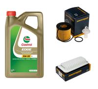 DENCKERMANN Controllo Set 5L CASTROL EDGE 5W-30 C3 Per Toyota Yaris 1.3