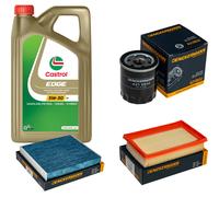 DENCKERMANN Controllo Set 5L CASTROL EDGE 5W-30 C3 Per Toyota Yaris 1.5
