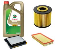 DENCKERMANN Controllo Set 5L CASTROL EDGE 5W-30 C3 Per Volvo V40 Kombi 1.8