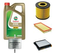 DENCKERMANN Controllo Set 5L CASTROL EDGE 5W-30 C3 Per Volvo V40 Kombi 1.8