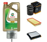 DENCKERMANN Controllo Set 5L CASTROL EDGE 5W-30 C3 Per Volvo V40 Kombi 1.8i