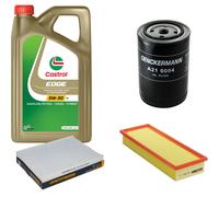 DENCKERMANN Controllo Set 5L CASTROL EDGE 5W-30 C3 Per VW Caddy II Kasten