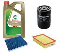 DENCKERMANN Controllo Set 5L CASTROL EDGE 5W-30 C3 Per VW Caddy II Kasten